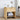 Natural Mid-Century Modern Wooden Nightstand with Charging Station and Curved Top Corners