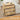 Natural Mid Century Modern 3 Drawer Fluted Nightstand with Charging Station