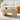 Natural Mid Century Oval Wood Fluted Lift Top Coffee Table with Hidden Compartment