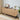 Natural Modern Farmhouse Sideboard Buffet Storage Cabinet with 3 Flax Door and Adjustable Shelves