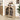 Natural Modern Floor Corner Cabinet Small Curved Narrow Cabinet with Doors and Adjustable Shelves