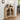 Natural Modern Floor Corner Cabinet Small Curved Narrow Cabinet with Doors and Adjustable Shelves