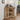 Natural Modern Floor Corner Cabinet Small Curved Narrow Cabinet with Doors and Adjustable Shelves