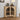 Natural Modern Floor Corner Cabinet Small Curved Narrow Cabinet with Doors and Adjustable Shelves