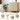 Natural Modern Iron Rattan 3 Drawer Dresser Accent Storage Cabinet