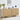 Natural Modern Sideboard Storage Cabinet Console Table with Arched Finish Doors and Solid Wood Legs