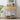 Natural Modern Small Fluted Half Moon Entryway Console Table with Storage and Solid Wood Legs