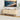 Natural Modern TV Stand 65 Inch Console Table with Storage Compartment and Sliding Door