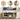 Natural Modern TV Stand 65 Inch Console Table with Storage Compartment and Sliding Door