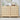 Natural Modern Wood 5 Drawer Dressers with Waveform Fluted Panel