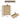 Natural Modern Wood 5 Drawer Dressers with Waveform Fluted Panel