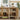 Natural Modern Wood Fluted Storage Cabinet Sideboard Buffet with 3 Doors