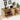 Natural Modern Wood Fluted Storage Cabinet Sideboard Buffet with 3 Doors