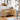 Natural Modern Wood Fluted Storage Cabinet Sideboard Buffet with 3 Doors