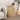Natural Small Round Side Table Fluted Night Stand Set of 2