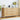 Rattan Dresser Large Long Wooden Storage Cabinet Natural with 9 Drawers