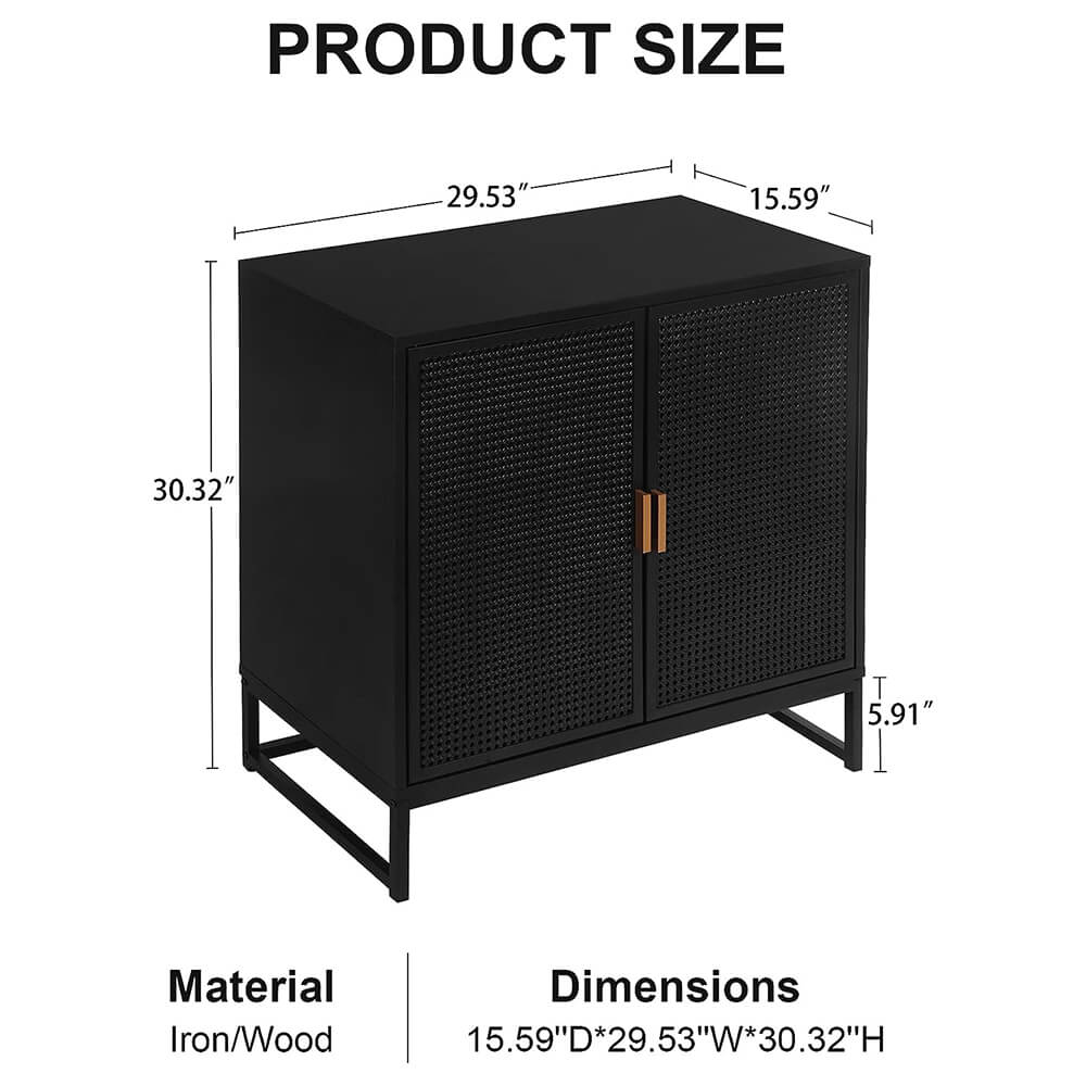 black sideboard cabinet