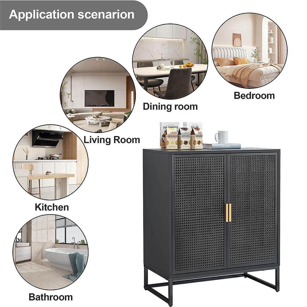 black sideboard cabinet