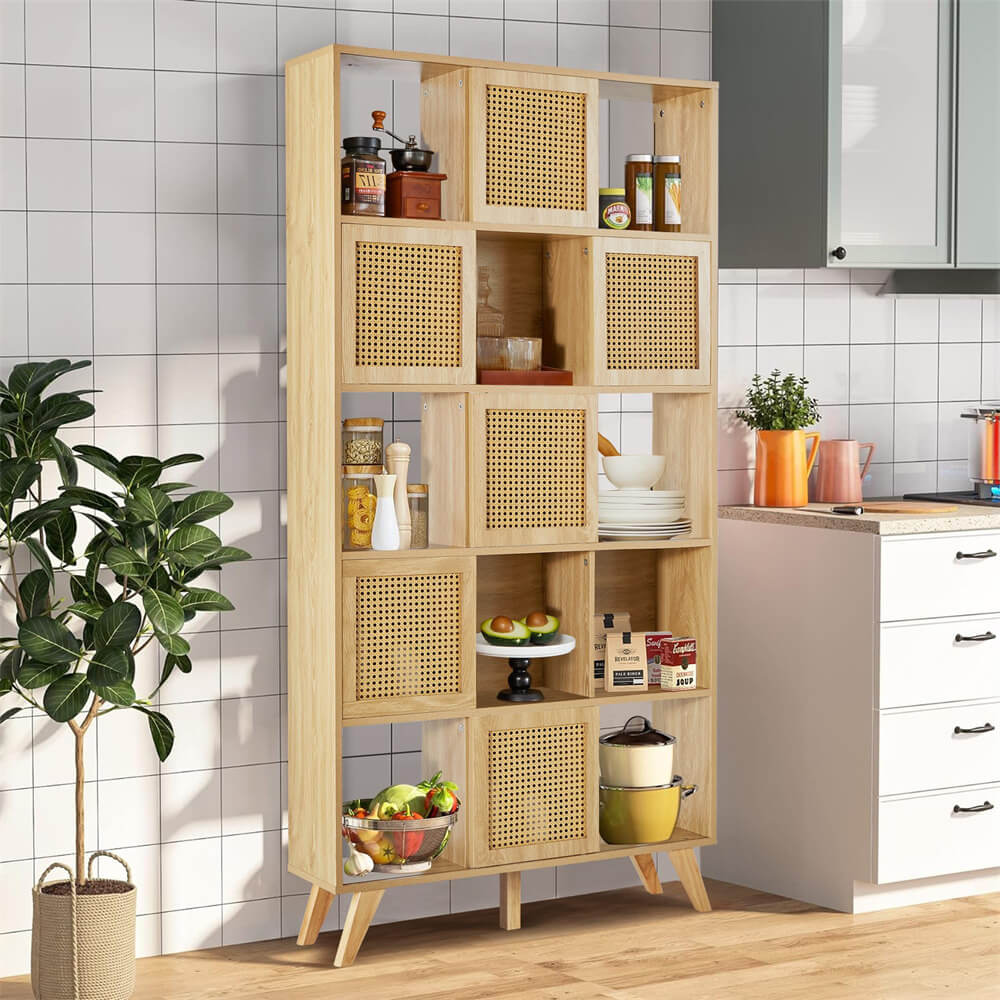 Solid wood pantry storage deals