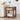 Walnut 21.65" H Modern Wood Nightstand End Table with Flax Finish and Drawer