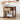 Walnut 21.65" H Modern Wood Nightstand End Table with Flax Finish and Drawer