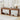 Walnut 51.18" Mid Century Farmhouse Console Table with Storage and 3 Drawers