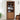 Walnut 71" 6-Tier Tall Corner Storage Cabinet with 2 Fluted Doors