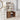 Walnut 71” Freestanding Tall 6 Tier Arched Bookshelf with Fluted Doors and Open Display Storage Shelf