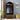 Walnut 74.8” Tall Wardrobe Storage Cabinet Rattan Freestanding Armoire with 2 Drawers and Hanging Rod