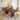 Walnut 78 Inch Dining Table Modern Farmhouse Wooden Rectangular Kitchen Table