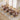 Walnut 78 Inch Dining Table Modern Farmhouse Wooden Rectangular Kitchen Table