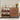 Walnut Farmhouse Wooden Shoe Cabinet with Metal Legs and 2 Flip Drawers