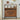 Walnut Farmhouse Wooden Shoe Cabinet with Metal Legs and 2 Flip Drawers