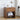 Walnut Mid-Century Modern Wooden Nightstand with Charging Station and Curved Top Corners