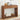 Walnut Mid Century 43.3'' Entryway Console Table with Carved Rattan and Drawers