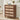 Walnut Mid Century Modern 4 Drawer Dresser Wide Wood Vintage Chest of Drawers with Burlap Rattan Drawers