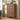 Walnut Mid Century Modern 5 Drawer Fluted Dresser Chest of Drawers With Wooden Legs
