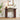 Walnut Mid Century Oval Fluted Entryway Console Table with Storage Shelf