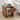 Walnut Modern Boho Wood Nightstand with Drawer and Fluted Cabinet