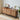 Walnut Modern Farmhouse Sideboard Buffet Storage Cabinet with 3 Flax Door and Adjustable Shelves