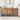 Walnut Modern Farmhouse Sideboard Buffet Storage Cabinet with 3 Flax Door and Adjustable Shelves