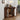 Walnut Modern Floor Corner Cabinet Small Curved Narrow Cabinet with Doors and Adjustable Shelves