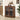 Walnut Modern Floor Corner Cabinet Small Curved Narrow Cabinet with Doors and Adjustable Shelves