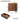 Walnut Modern Iron Rattan 3 Drawer Dresser Accent Storage Cabinet