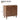 Walnut Modern Sideboard Storage Cabinet Console Table with Arched Finish Doors and Solid Wood Legs