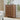 Walnut Modern Wood 5 Drawer Dressers with Waveform Fluted Panel