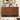 Walnut Modern Wooden Fluted Storage Cabinet Sideboard Buffet with Adjustable Shelves and Solid Wood Legs