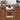 Walnut Modern Wooden Fluted Storage Cabinet Sideboard Buffet with Adjustable Shelves and Solid Wood Legs