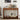 Walnut Narrow Console Table with 2 Drawers