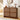 Wooden cabinet with decorative items in a room setting